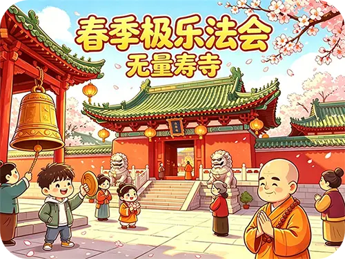 法讯 | 九江柴桑区无量寿寺春季《精进佛七》极乐法会及浴佛节通告